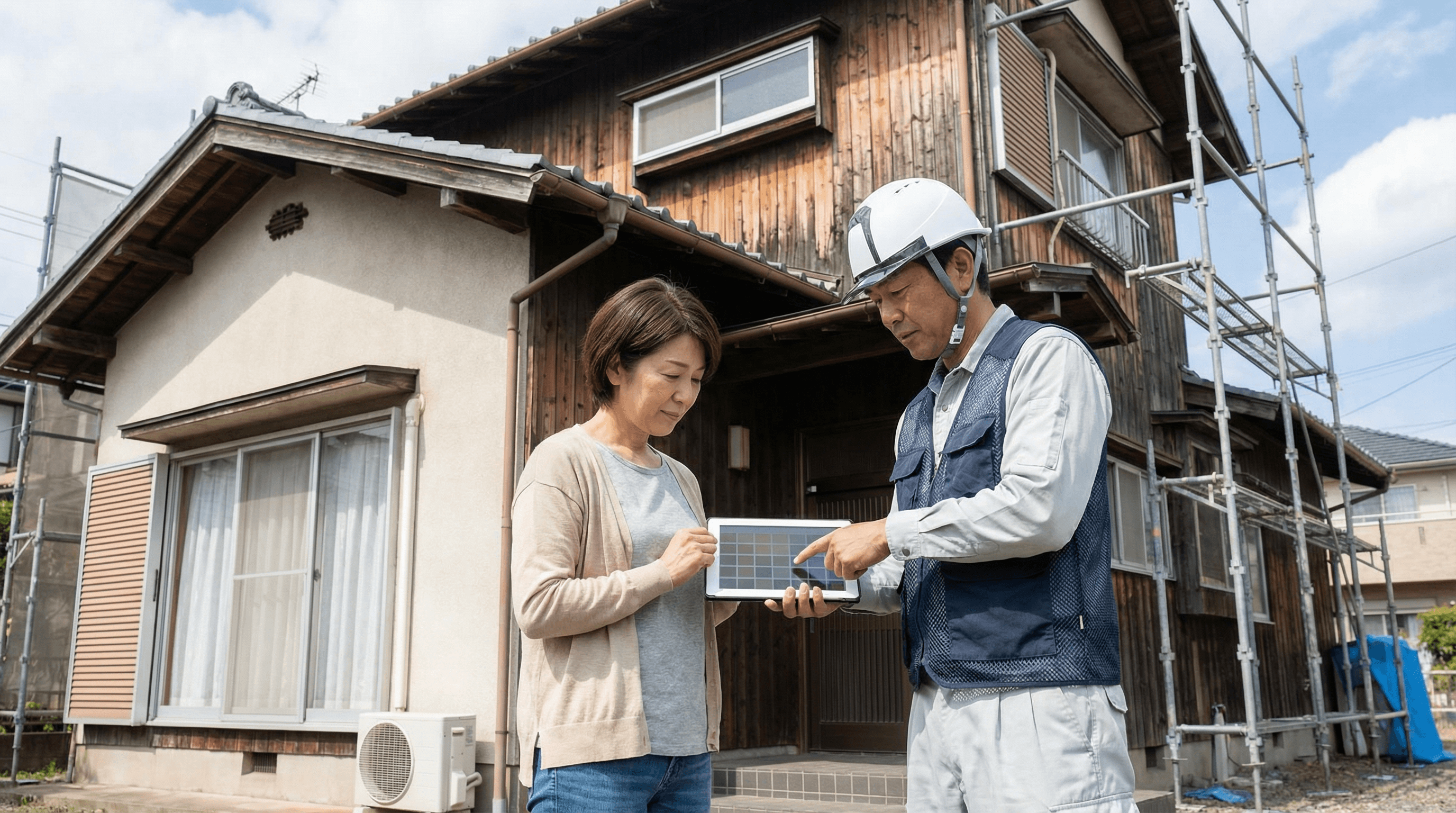 カラーシミュレーション中の風景